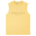 Fear Of God Flocked logo letter print Sleeveless T-Shirts