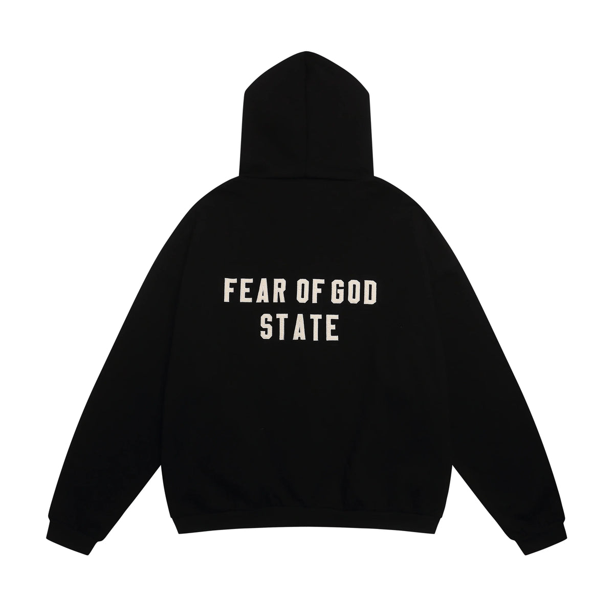 Essentials Black Zip Hoodie – Relaxed Streetwear Pullover