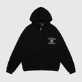 Essentials Black Zip Hoodie – Relaxed Streetwear Pullover